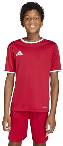 adidas Unisex-Kids Entrada26 Jersey, Team Power Red/White, Medium