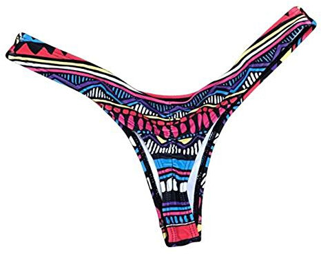 uxxnjfg Bikini Donna Mare Costume Donna 1 Pezzi Perizoma Mare Brasiliana Vita Alta Eleganti Perizoma Bikini Triangolo Tanga Spiaggia Sexy Push Up Beachwear Beach Swimwear Rosa Caldo M