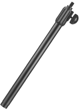 LRXIYODE Teleskopierbarer Mikrofonarm Einfache Höhen und Längenverstellung Verlängerung 50cm aus Eisen mit 3/8 Zoll Schraubadapter für Mikrofonständer Am Schreibtisch