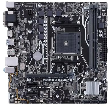 scheda madre Scheda madre Fit For ASUS PRIME A320M-E supporta Ryzen 5 5600 7 5700X3D DDR4 3200+(OC) NVME M.2 PCIe 3.0 AM4 scheda mATX