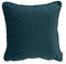H.O.C.K. Nobile Samt Kissen inkl. Füllung Kuschelkissen Sofakissen Couchkissen (Dark-Cyan 015, 50 x 50 cm)