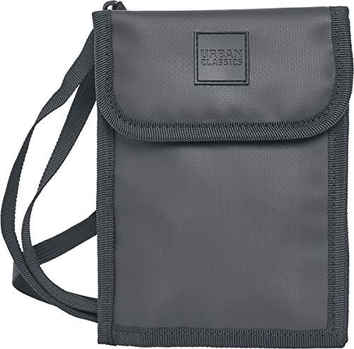 Urban Classics Neck Pouch Coated Brustbeutel, 18 cm, Black
