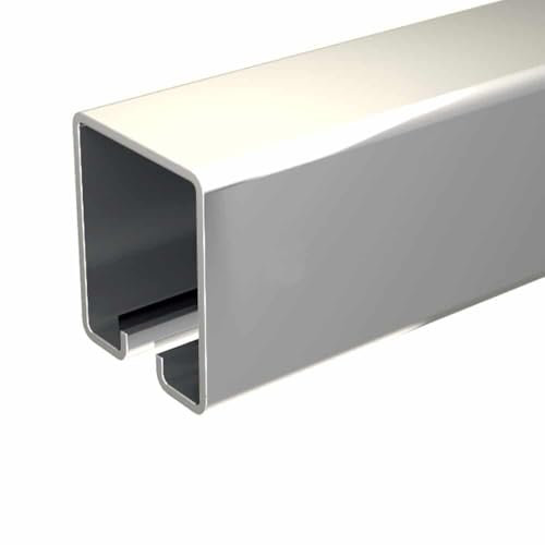Stahl-Laufschiene 195 cm für Schiebetorbeschlag SLID'UP 1700-80, 30x35 mm, bis 80 kg je Tor, für hängende Tore, Industrietür