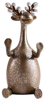 Backbayia Elch Hirsch Weinflaschenhalter, dekorativ, Weinregal, Gläserhalter, für Bar und Haus, Café #1