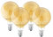 LEDVANCE Smarte LED-Lampe mit Bluetooth Mesh Technologie, Filament Globe Gold, Sockel E27, Dimmbar, Warmweiß (2400K), ersetzt Glühlampen mit 50W, steuerbar mit Alexa, Google und Apple, BT, 4er-Pack