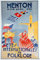 Menton 1938 Folklore Poster, Format 50 x 70 cm, Papier 300 g/m²