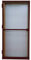PALMAT - Fliegengitter Tür - Verstellbare Größen, Superfeine Gitter, Mückenschutz, Fliegenschutz, Fliegengittertür Weiß, Braun oder Schwarz (120x240 cm, Braun)
