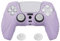 eXtremeRate PlayVital Cover Custodia per ps5 Joystick Controller Skin Silicone Antiscivolo Protettiva con Gommini Copri Levette Analogiche-Guardian Edizione,Malva