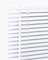 PVC & Wood Wooden Grain Effect Window Venetian Blind Blinds Easy Fit Privacy Curtains Trimmable Fittings Windows Treatment Shutters Twist Open Close (White-PVC, 105 x 150 cm)