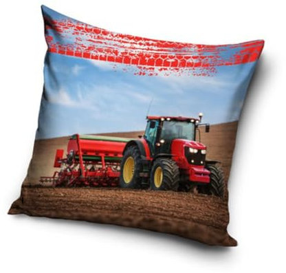 Une Trecker Traktor Motiv Kissenhülle Kissenbezug 40x40 cm (Turbo 004)