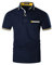 LIUPMWE Herren Poloshirts Kurzarm Baumwolle Polo Shirts Polohemd Männer Slim Fit Golf T-Shirt Mit Taschen S-XXL,XL,Blau