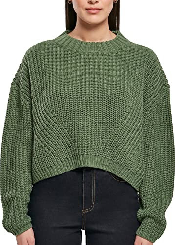 Urban Classics Damen Ladies Wide Oversize Sweater XXL salvia