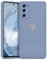 Lafunda für Samsung Galaxy S20 FE 5G Hülle,Hanyhülle für Samsung S20FE 4G Case UltraDünn Silikonhülle süß Liebesherz Schutzhülle stoßfest mit Fallschutz Cover für Samsung Galaxy S20 FE 5G/4G Blau