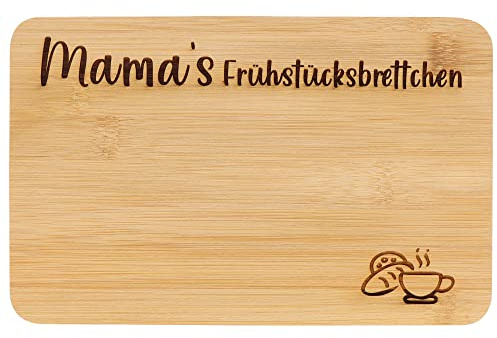 Spruchreif | Frühstücksbrett aus Bambus mit Gravur für Mama | Brotzeitbrett mit Gravur | Geschenk für Mama | Muttertag | Geschenk für Eltern | Geschenkidee Mama