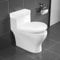 AZHCHKE Toilet Tank Lid Cover, Bathroom Stretch Washable Spandex Toilet Tank Protector Cover with Elastic Bottom, White