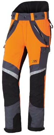 PSS Schnittschutzhose X-Treme Air Orange/Grau Gr. 114 schlank und groß
