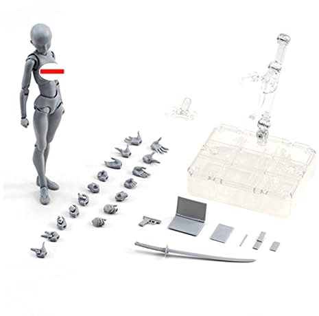 Lecerrot Actionfiguren Zeichnung Mannequin, Actionfiguren Zeichnung Schaufensterpuppe, Zeichnungsfigur Für Künstler, Körper Kun Puppe, Zeichnen Mannequin Figur Modelle Für Künstler