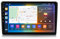 YCJB Android 12.0 Autoradio 2 DIN Stereo GPS Navi 9'' or 10'' Headunit Schermo Tablet MP5 Lettore Multimediale FM BT Receiver con 4G SIM WiFi DSP SWC Carplay,9inch,M100S