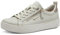 Tamaris COMFORT Damen Sneaker flach mit Reißverschluss Freizeit, Cremefarben (Offwhite Nappa), 42 EU