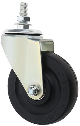 be in your mind Roue d'aérokart 4 Pouces Remplacement avec Support en Métal Roues Hoverboard Roues de Rechange en Caoutchouc Accessoires et Pièces de Scooter