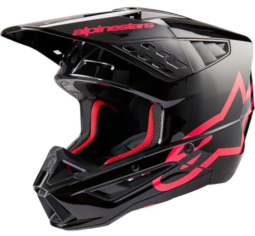Alpinestars Motocross-Helm S-M5 Schwarz Gr. L