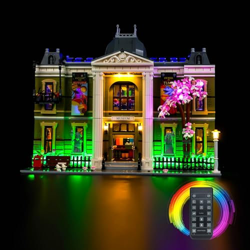 Fernbedienung Licht-Kit Kompatibel mit Lego Natural History Museum 10326 (Kein Modell), Led Beleuchtungs Set für Natural History Museum Set Kreative Spielzeug