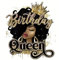 2Pcs Birthday Girl, Happy Birthday Queen Iron-on Transfer Sheets! Black Girl, Beautiful Birthday Transfer Sheet for DIY Clothing and Acessories.(L&S)