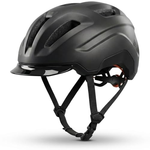 GOOFF Rider Fahrradhelm - Mattschwarz | Bequemster Helm mit 4TEX-Innenfutter | NTA 8776, extra sicher | Geeignet für Speed-Pedelec