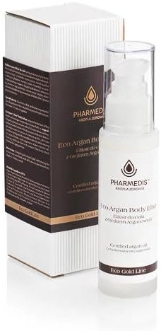 PHARMEDIS ECO GOLD LINE Arganöl Körpercreme - Körperpflege SHEA Butter Creme - Hautpflege Körperlotion Trockene Haut - Natürlich Skin Body Superfood - Argan Oil & Shea Butter Body Lotion 50ml