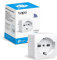 Tapo Presa Smart Italiana, WiFi Intelligente, Timer per Presa Elettrica, Controllo Vocale, Funziona con Alexa, Controllo Remoto Tramite APP, Tipo L fino a 10A, Tapo P105A