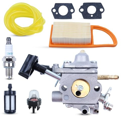 Kit Vergaser für Stihl BR600 BR500 BR550 Laubbläser, ADEFOL Vergaser mit Dichtung + Luftfilter + Zündkerze + Kraftstofffilter Ersatzteil Zubehör 4282 120 0606