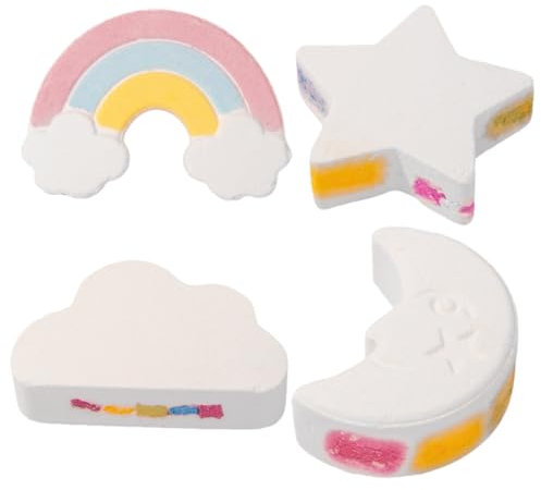 Healeved 4stücke Teiliges Bunter Badebomben Duftende Schaumbadkugeln Für Entspannende Badeerlebnisse Feuchtigkeitsspendend Und Hautpflegend Für Familie Und Freunde