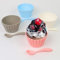 DIVCHI Dessert Bowl Cereal Bowls With Spoons Set for Camping Lightweight Serving Bowls | Salad Bowls | Dinner Bowl | Dessert Cups (Pack Of 4)