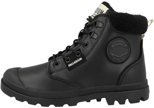 Palladium Pampa Hi Snow Warm, Stivaletto Donna, Nero, 37.5 EU