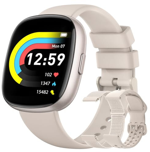 Banlvs Smartwatch Uomo Donna: Orologio Smartwatch con Effettua/Risposta Chiamate Smart Watch con 24H Cardiofrequenzimetro/Contapassi/Sonno/SpO2