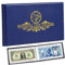 40-Taschen-Sammelalbum für Banknoten und Währungen – 20 Blatt transparente Dollarscheinhalter, Buch zur weltweiten Geldaufbewahrung, Sammelzubehör AN04BL
