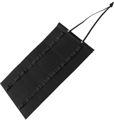 INOOMP Tragbarer Drumstick Halter aus Filz Faltbarer Drumstick Organizer Wandmontage für Schlagzeuger Langlebig und Stilvoll für Unterwegs