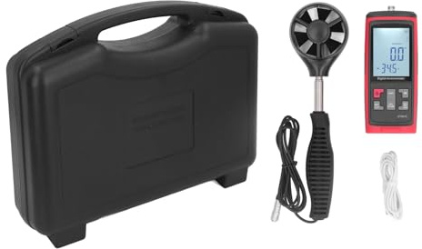 Anémomètre numérique avec capteur extensible, jauge de vitesse du vent, CFM, compteur de vitesse du flux d'air, pour Drone cvc, voilier