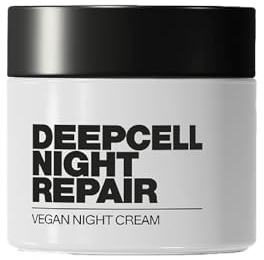 PHC Skincare Deepcell Night Repair 50 ml Nachtcreme Gesichtspflege | Reichhaltig mit Hyaluron & Sheabutter, für glatte Haut über Nacht, vegan, Made in Germany