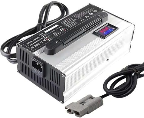 Forklift Battery Charger 12V/24V/36V/48V/60V/72V, 900W High Power Batteries Chargers with Anderson Connection for Lead Acid Battery Charging,12V 30A,50A Anderson