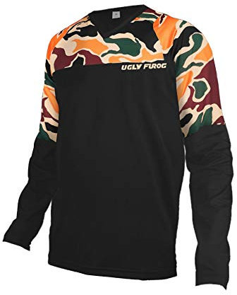 UGLY FROG Artikel Sport Cycling Element MX Jersey Enduro Cross Motorrad Motocross/MTB/Mountain Bike Wear Downhill Rundhals Shirt Herren Langarm Frühjahr Style