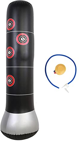 Dilwe sacco da boxe, boxe autoportante sacco da boxe gonfiabile target supporto training tumbler BOP bag con aria Gonfiatore pompa a pedale Scooter Elettrico