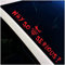 Finest Folia FS56 - Adesivo per parabrezza, motivo Why so Serious Joker, colore: Rosso carminio bianco