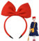 Balloome Haarband Schleife Stirnband Kopfschmuck für Damen und Mädchen, perfektes Haarzubehör für Party und Cosplay