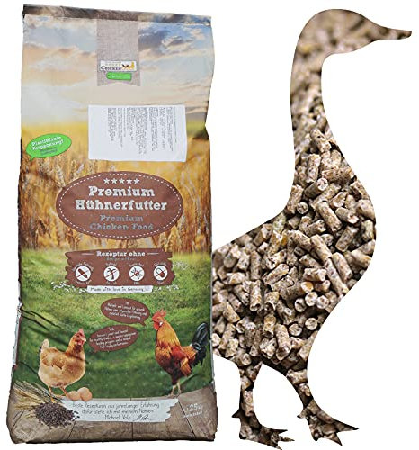 DuckGold Enten- & Gänsekorn 25kg - Entenfutter Gänsefutter Wassergeflügelkorn Pellets