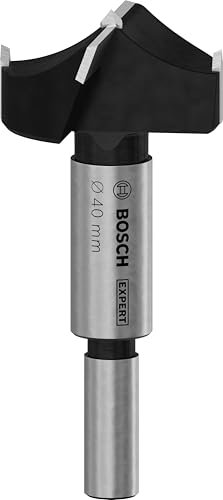 Bosch 1x EXPERT Laminated Wood Scharnierlochbohrer (für Kunststoffbeschichtete Platten, Massivholz-Möbelplatte, Ø 40,00 mm, Professional Zubehör Stehender Bohrer)