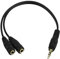OcioDual Double Prise Jack, Splitter Audio Cable Jack, Adaptateur Prise Jack, Cable Audio Jack 3,5 Duplicateur de Son pour PC, Headphones, Adaptateur Double Jack, Splitter Jack