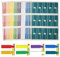 Segnacavi Elettrici,Etichette Cavi 720 Pezzi Etichetta Impermeabile Resistente Allo Strappo Etichetta Marcatore Cavo Adesive Identificazione Assortiti Etichette Colorate
