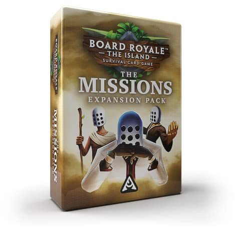 Arvis Games | Board Royale: The Island | Mission | Expansion |a Turn-Based Survival Card Game | 2-6 Players | English