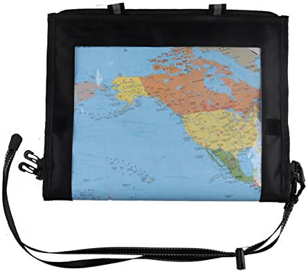 SagaSave Porte-Carte étanche, étui étanche en TPU Transparent, Accessoires de Camping, Grand Sac de Poche pour l'extérieur, la randonnée, Le Kayak(1PCS)